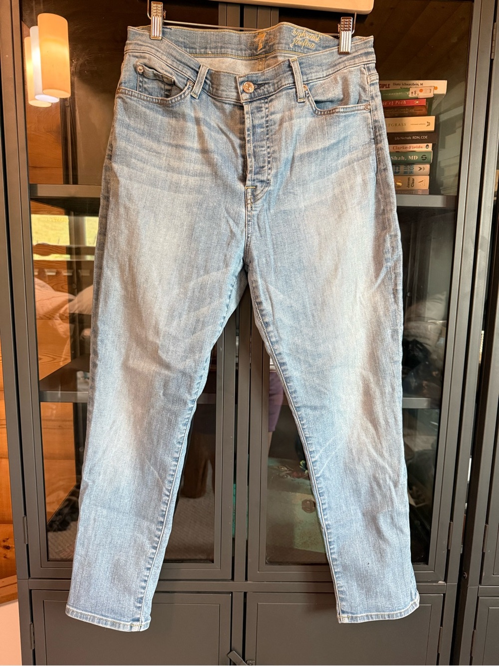 7 For All Mankind Light Blue Skinny Jeans